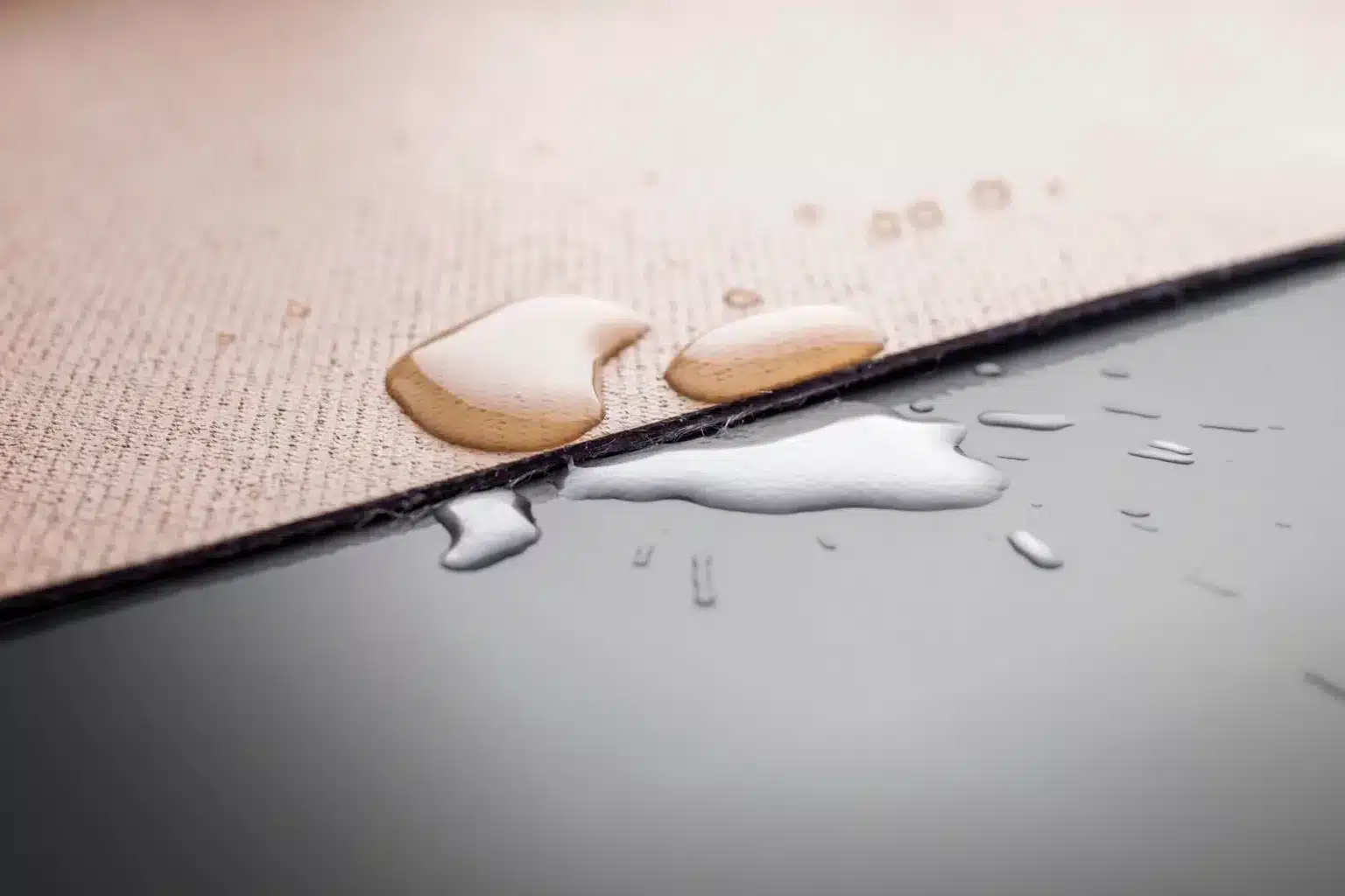 ArmorDillo Material Cover with Water Droplets