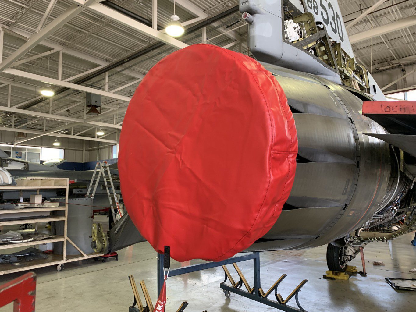 F16 Fighter Aircraft Exhaust Cover