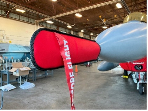 F-16 Nose Pitot Tube Cover