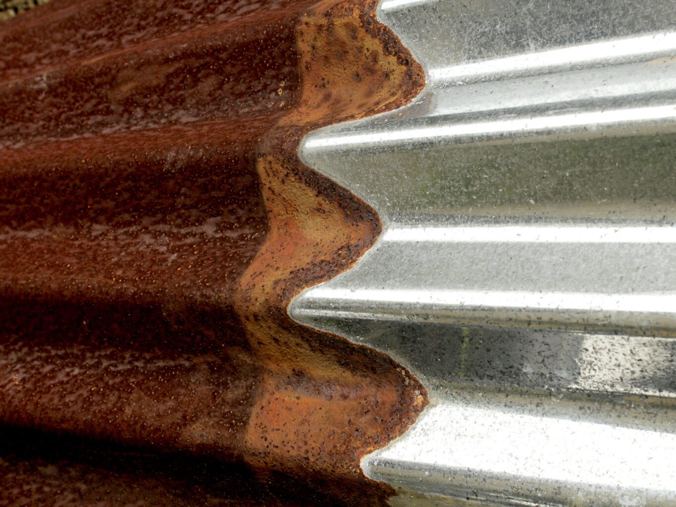 Rust on Steel Roofing