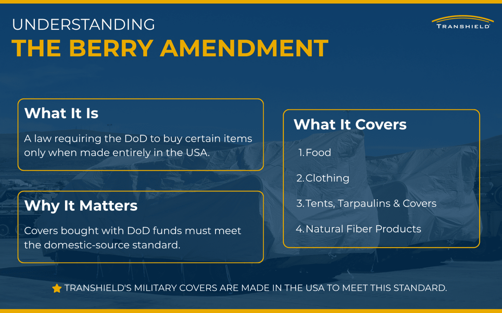 Understanding the Berry Amendment Infographic