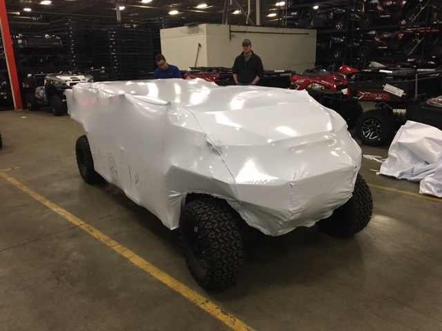 vehicle with cover