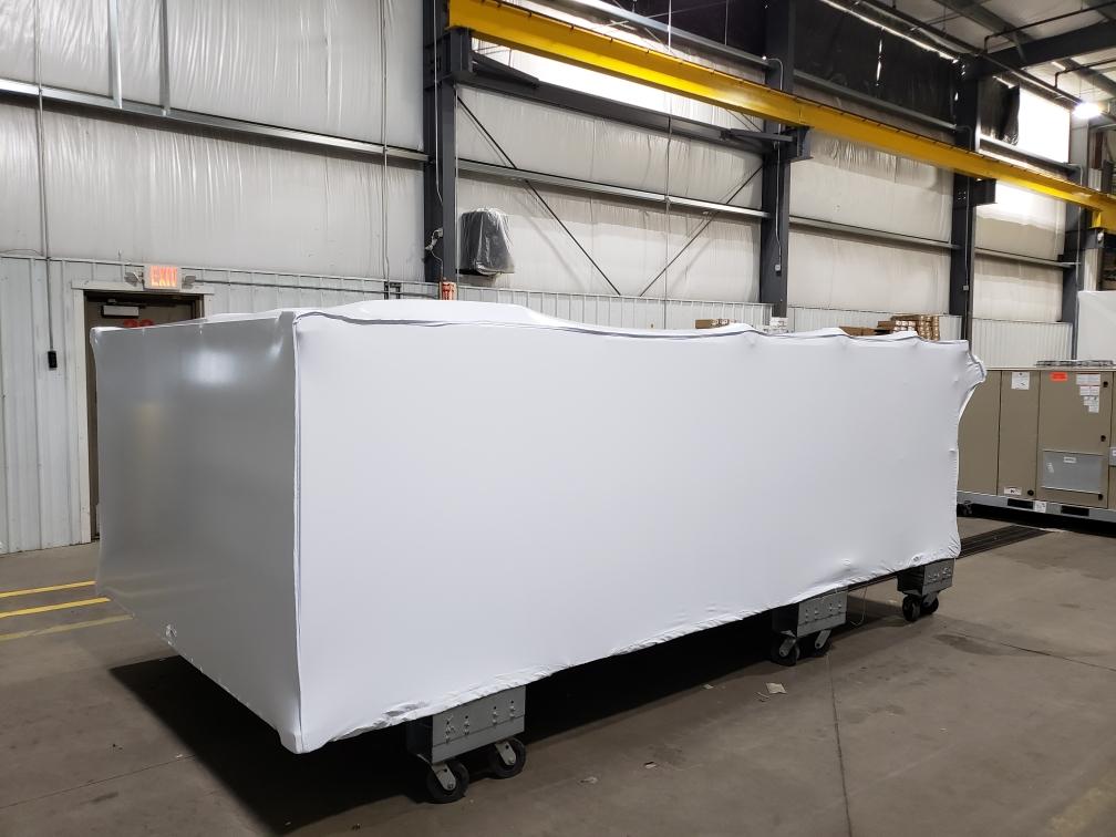 longer rectangular machinery with a cover