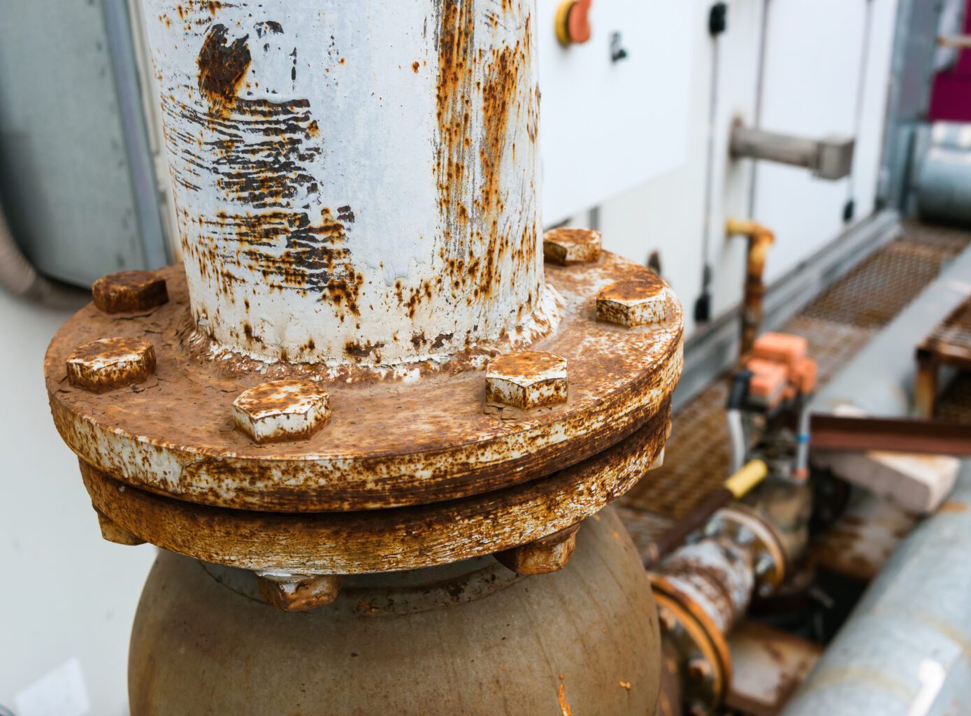 Rusted Industrial Pipe