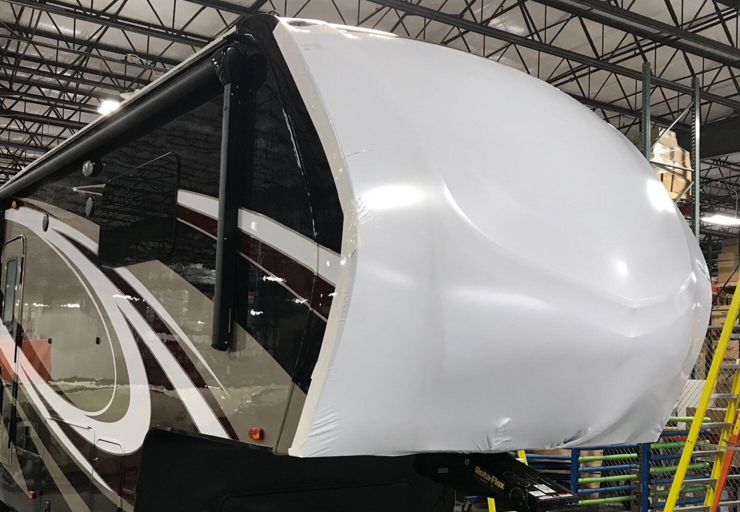 rv covered by a transhield cover